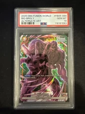 Dragon Ball Super Fusion World Bio-Broly FB05-084 SR Alternative Art PSA 10