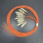 10pcs SC UPC Multi-Mode OM2 Pigtails Cable Simplex 0.9mm Fiber Patch Cable FTTH