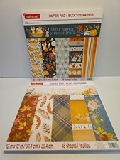 12x12 "Craftsmart" Scrapbook Kit Paper Lot Of Mixed Paper NEW 