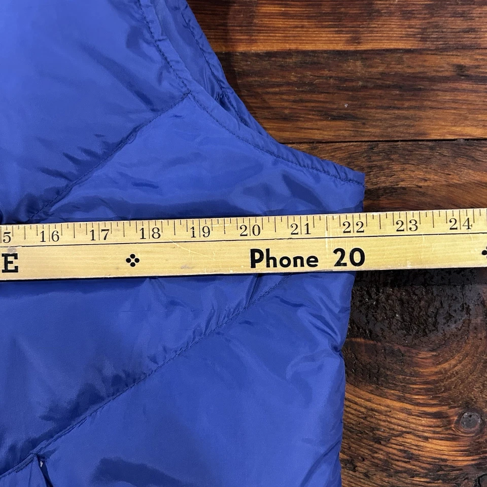 Eddie Bauer Vintage Goose Down Vest Women’s Large Women Quilted - Image 4 of 4