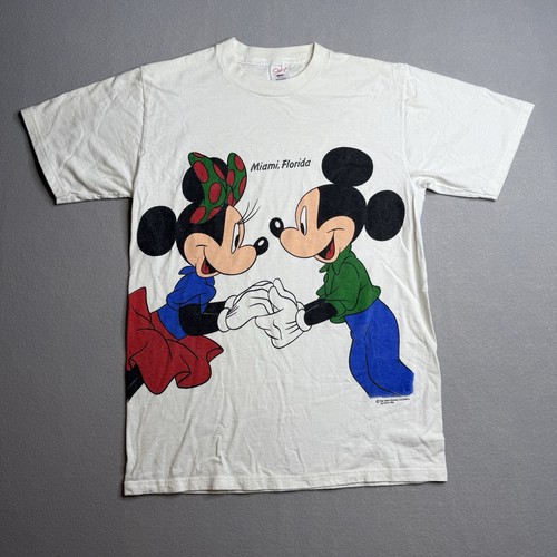 Camisa De Colección Disney Mickey Minnie Mouse Mediana Florida Jerez Mejor Camiseta Años 90 - Imagen 1 de 8