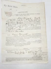 Civil War Soldier Disability Discharge & Pay Voucher 1861 Private Alfred Rhinwau