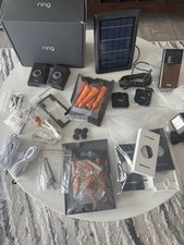 Ring Stick Up Cam 1st Gen Indoor/Outdoor Security Camera Accessories Bundle