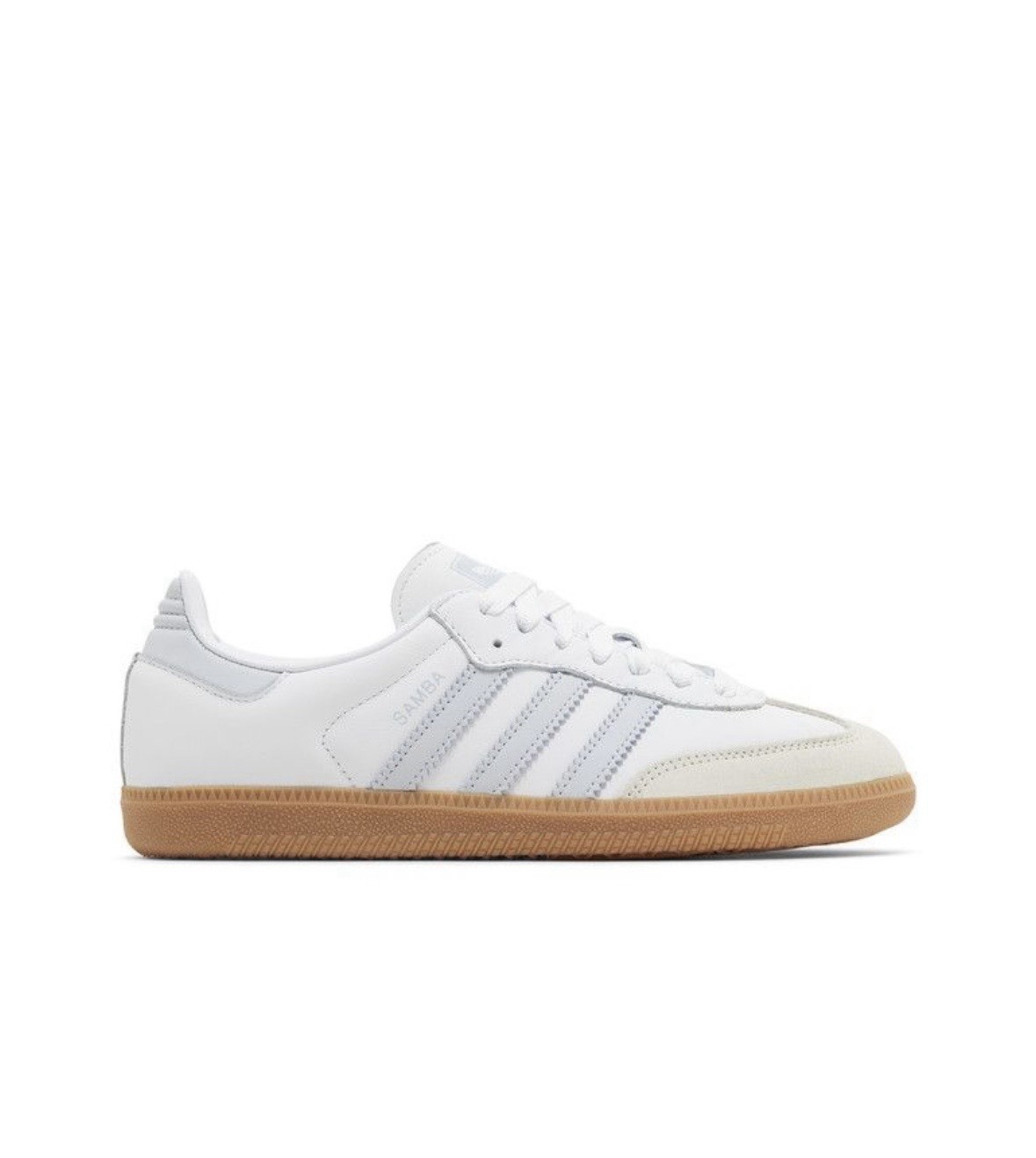 Size 8 Women's - BRAND NEW Adidas Samba OG White Halo Blue Gum IE0877