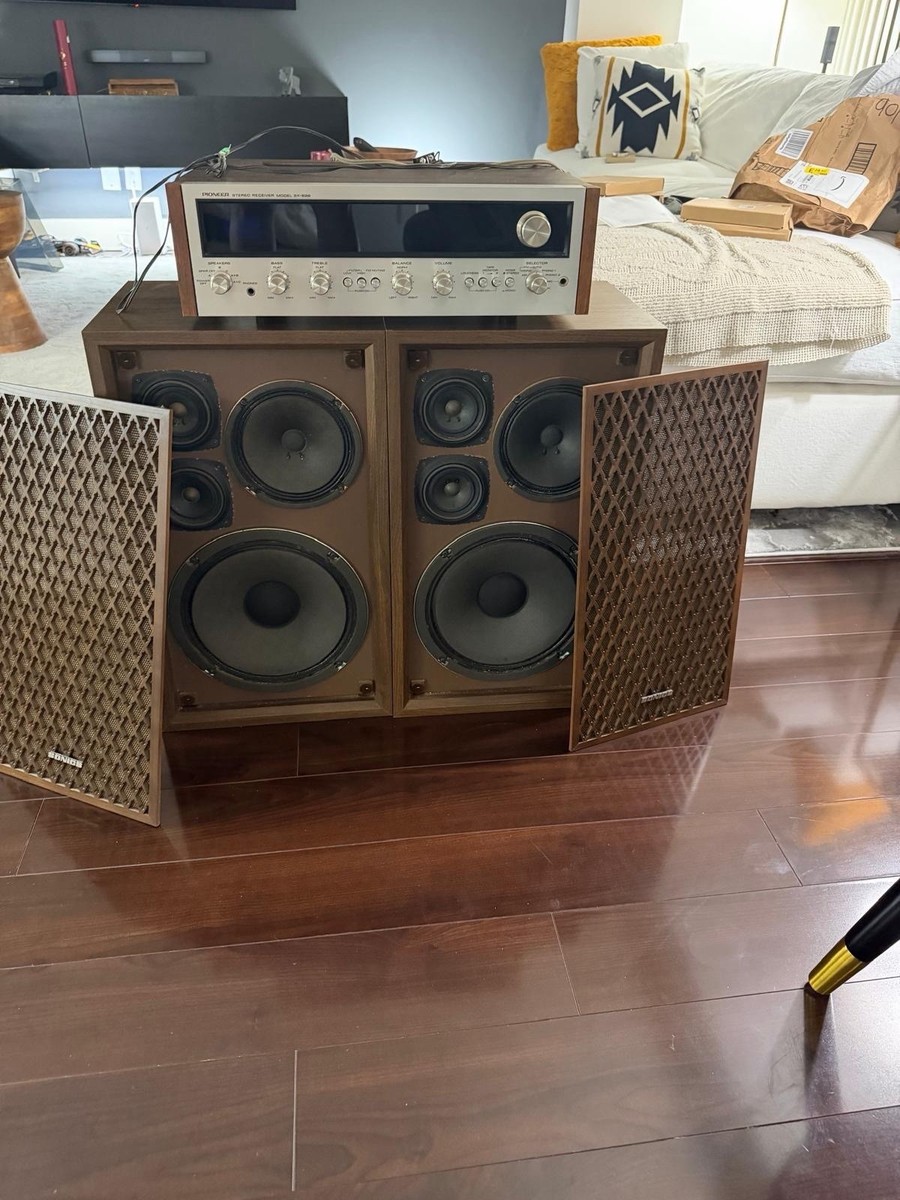 Pioneer HPM-100 Vintage Floor Stereo 200W Speaker for sale online