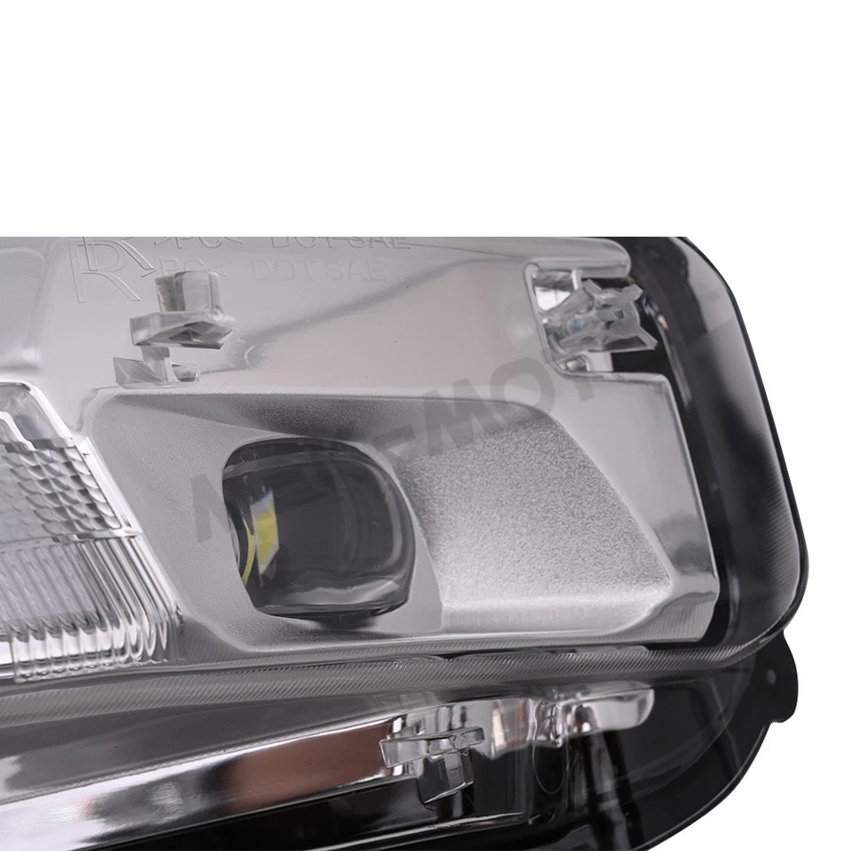 Luz antiniebla LED derecha DRL con intermitente para Ford Mustang 2018-2020 lado del pasajero Foto 2 de 4