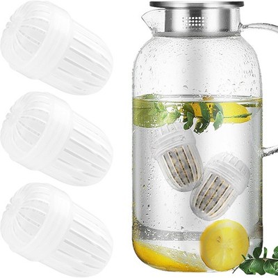 3 pack Reusable Flower Tea Infusers for Wide Mouth Bottles, Fruit Infuser