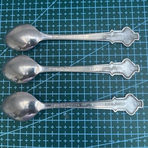 Rolex Spoon Bucherer Of Switzerland Silver Plated Lausanne - 第 3/12 張圖片