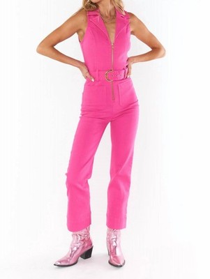 Show Me Your Mumu Jacksonville Cropped Jumpsuit Size M