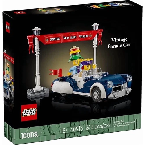 LEGO Icons 40913 Vintage Parade Car – 2026 GWP Promo Set – NEW Sealed – 243 pcs