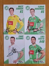 4 karty z autografami # Sport # Piłka ręczna 🤾🏻‍♂️ # TSV GWD Minden 