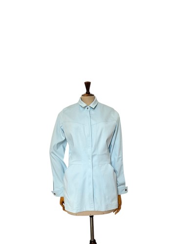Mugler, Thierry Mugler giacca/vestito vintage blu chiaro taglia 42/M