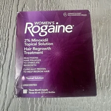Womens ROGAINE Topical Solution Hair Regrowth Treatment 3 Month Supply 11/2025