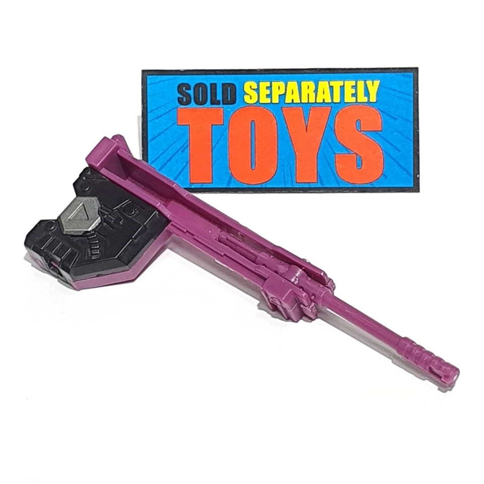 Transformers Cybertron Hardtop LASER RIFLE gun 2005 Scout Class purple part - Image 4 of 4