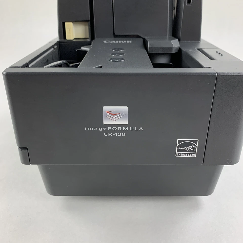 Canon ImageFORMULA CR-120 Check ID Scanner Bad Scans Parts and Repair  No AC - Image 3 of 4