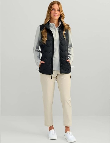 NEW Women's Huk Wave Black Vest Size Medium MSRP $100.00 - Picture 4 of 12