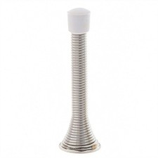 Image of DOOR STOP - SILVER - SPRING STOPPER - BUFFER - STOPS