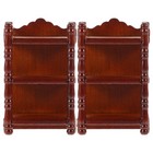  2 Pcs Miniatur Möbel Set House Accessory Miniatur-Schlafzimmermöbel