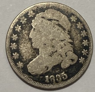 1835 Capped Bust Dime Exact Coin Imaged #CB11