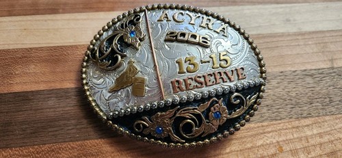 Maynard Men's Western Rodeo Belt Buckle Floral Engraved Antique Finish 862-7253