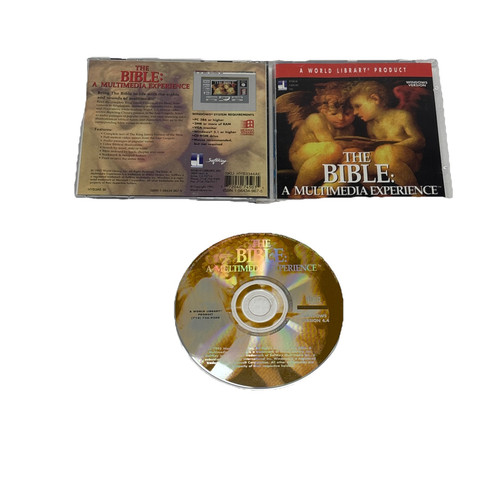 THE BIBLE: A MULTIMEDIA EXPERIENCE PC CD-ROM, 1995 CD 5823 - Picture 1 of 7