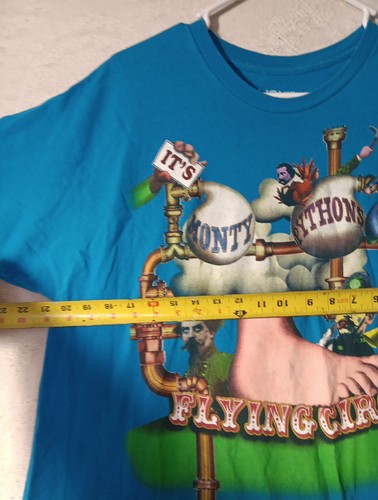 Monty Pythons Flying Circus T-Shirt Mens XL LIQUID BLUE EXCELLENT FAST SHIPPING  - Picture 5 of 8