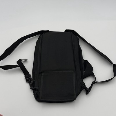 Black Utility Backpack with Adjustable Straps & Inner Compartments   Durable