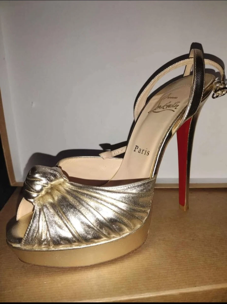 Christian Louboutin Gold Shoes for Women for sale | eBay