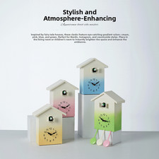 Affascinante Orologio a Cucù con Pendolo Oscillante e Funzione Chiamata Uccelli