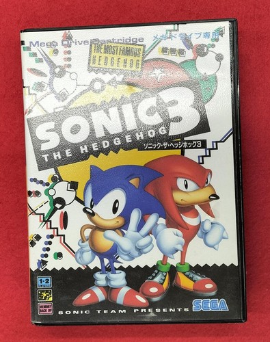 Sega Enterprises Sonic The Hedgehog 3 Mega Drive Software