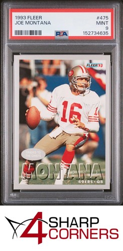 Joe Montana #475 1993 Fleer card