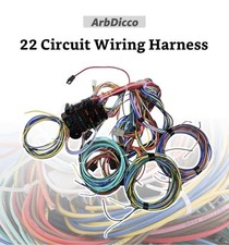 22 Circuit Universal Wiring Harness Kit Compatible with GM Tilt Columns Car