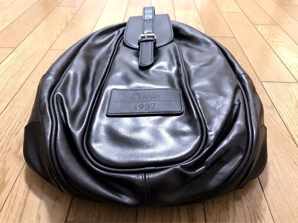 [Muy Raro] Mochila de Cuero Genuino Apple 1997 No a la Venta Foto 3 de 4