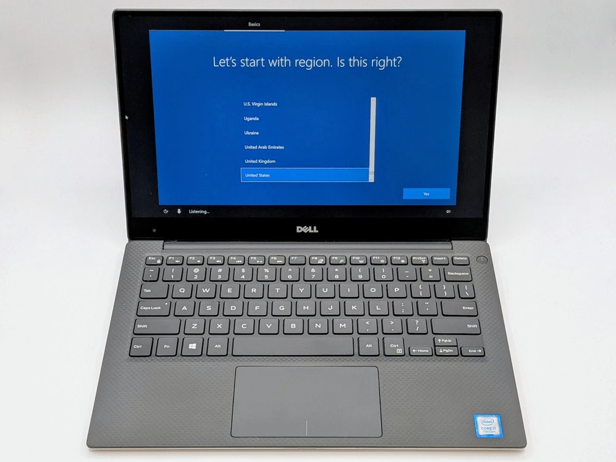 Dell XPS 13 9360 Intel Core i7 7th Gen. PC Laptops & Netbooks for