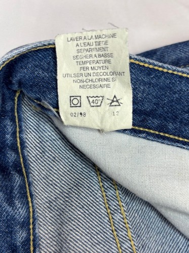 Vintage Tommy Hilfiger Jeans 90s USA Made 9/28 Classic High Waist Straight Leg - Picture 9 of 10