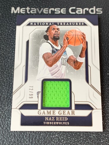 2024-25 Panini national Treasures Game Gear Naz Reid Game-Worn Jersey 72/99