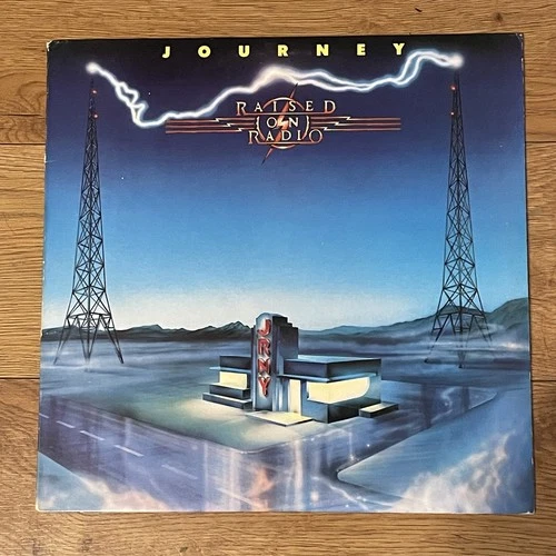 Journey LP: "Raised On Radio", 1986, Columbia OC-39936, EXC