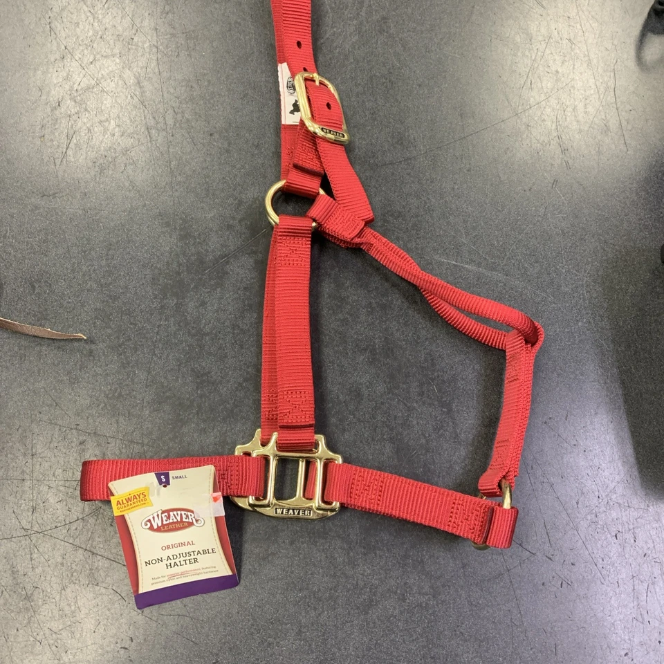 Tejedor 500 a 800 lb Original No Ajustable 1" Nylon Halter Caballo Pequeño Foto 2 de 4