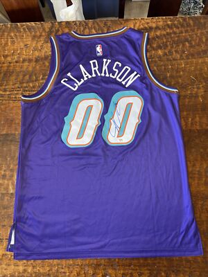 HOT Utah Jazz Jordan Clarkson Jersey Jordan Clarkson Signed