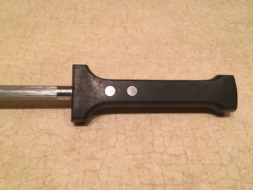 Vintage Sharpening Steelw/ T-Handle - 9 1/2" Steel Wusthof??? - Picture 2 of 8