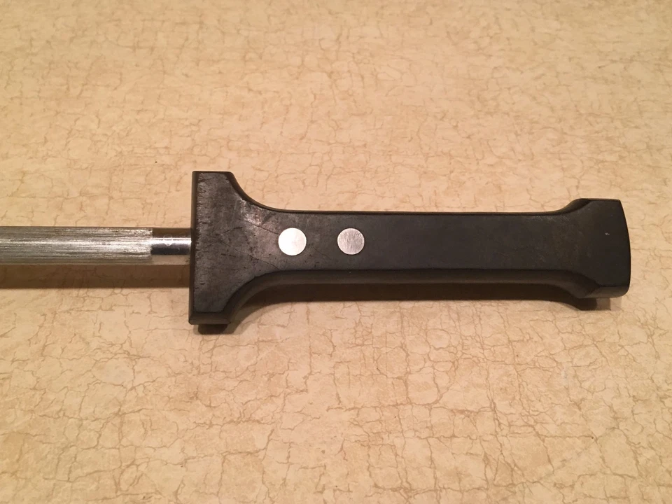 Vintage Sharpening Steelw/ T-Handle - 9 1/2" Steel Wusthof??? - Image 2 of 4