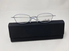 SILHOUETTE M 6520 /10 46/19/145 BLUE TITANIUM EYEGLASSES FRAME WITH CASE E876