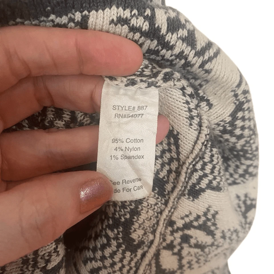 Chaleco Suéter Mediano CAbi #887 Gris Peplum Shell Sin Mangas Ajustado Mezcla de Algodón Foto 3 de 4