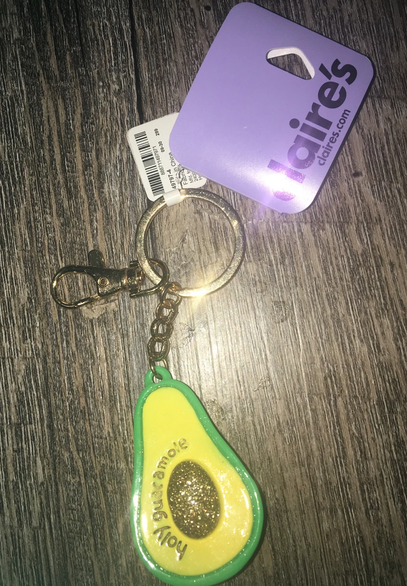 Claire's avocado keychain store