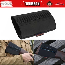 Shooting Rifle .22LR,22mag Shells Holder Buttstock Cover Ammo Sleeve-TOURBON