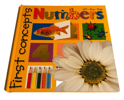 Discovery Toys First Concepts Numbers Lift-the-flap Book Hardcover