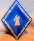 New Other Wedgwood Pale-Blue Diamond-Shaped Collector's Society Terpsichore Lyre — photo 4