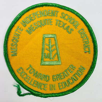 Mesquite Independent School District Texas TX 3.5'' Patch C6