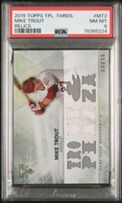 2015 Topps Triple Threads Relics MT2 Mike TroutPSA 8 #/36