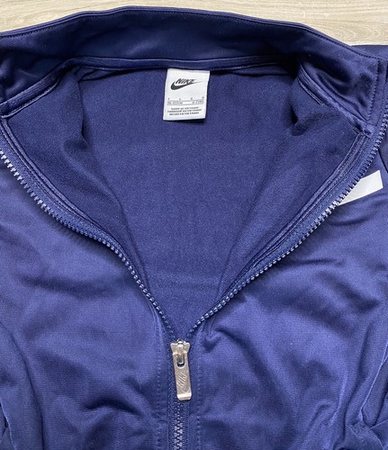Nike Kids Size 7 Navy Blue Full Zip Sweater Jacket Activewear 6-7 Years Youth - Picture 2 of 6